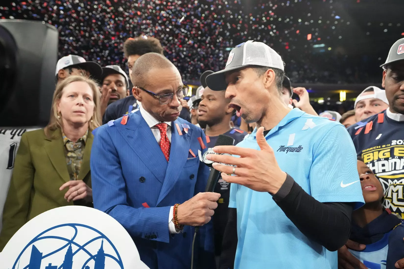 Marquette Men's Basketball defeats Xavier 65-51 to win the Big East Tournament at Madison Square Garden in New York City, NY on Saturday March 11, 2023.