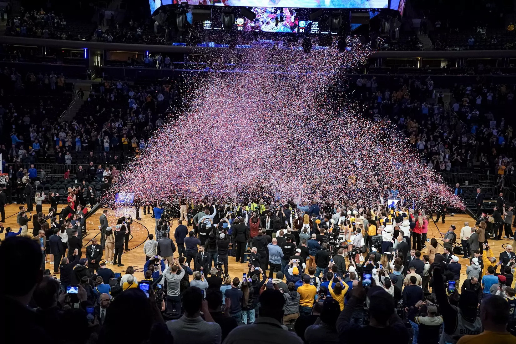 Marquette Men's Basketball defeats Xavier 65-51 to win the Big East Tournament at Madison Square Garden in New York City, NY on Saturday March 11, 2023.