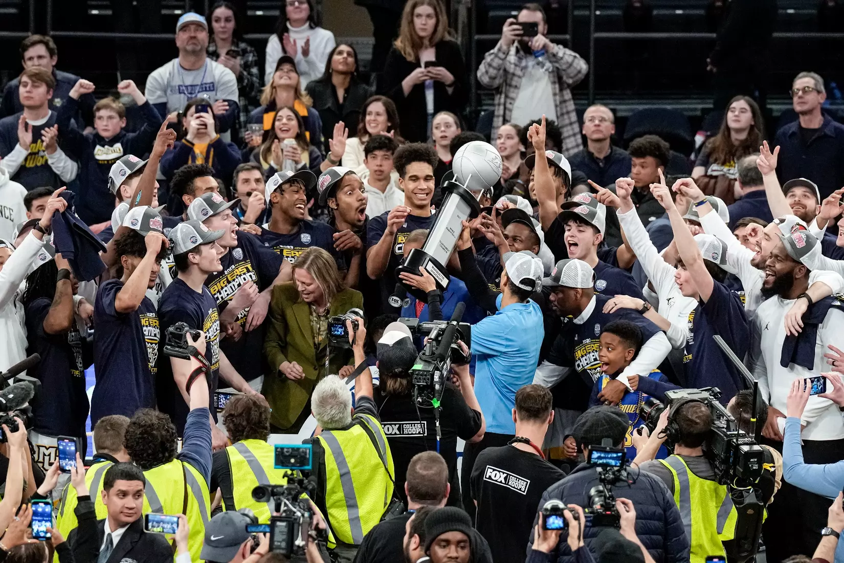 Marquette Men's Basketball defeats Xavier 65-51 to win the Big East Tournament at Madison Square Garden in New York City, NY on Saturday March 11, 2023.