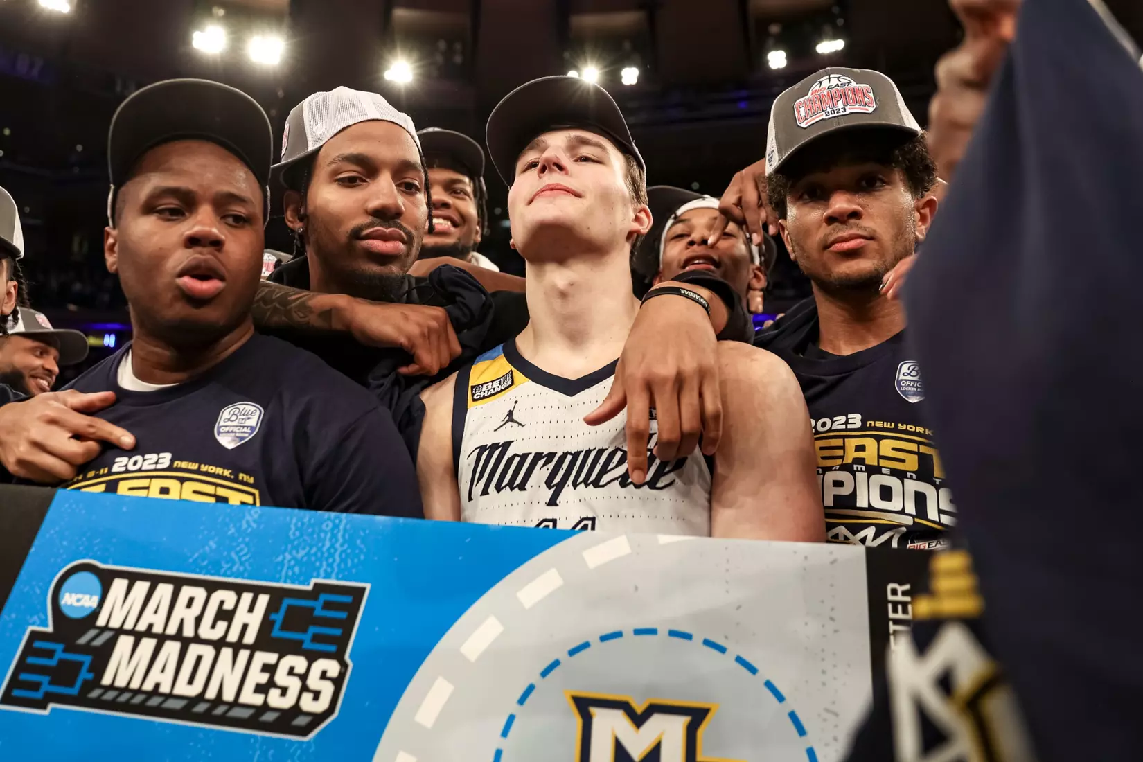 Marquette Men's Basketball defeats Xavier 65-51 to win the Big East Tournament at Madison Square Garden in New York City, NY on Saturday March 11, 2023.