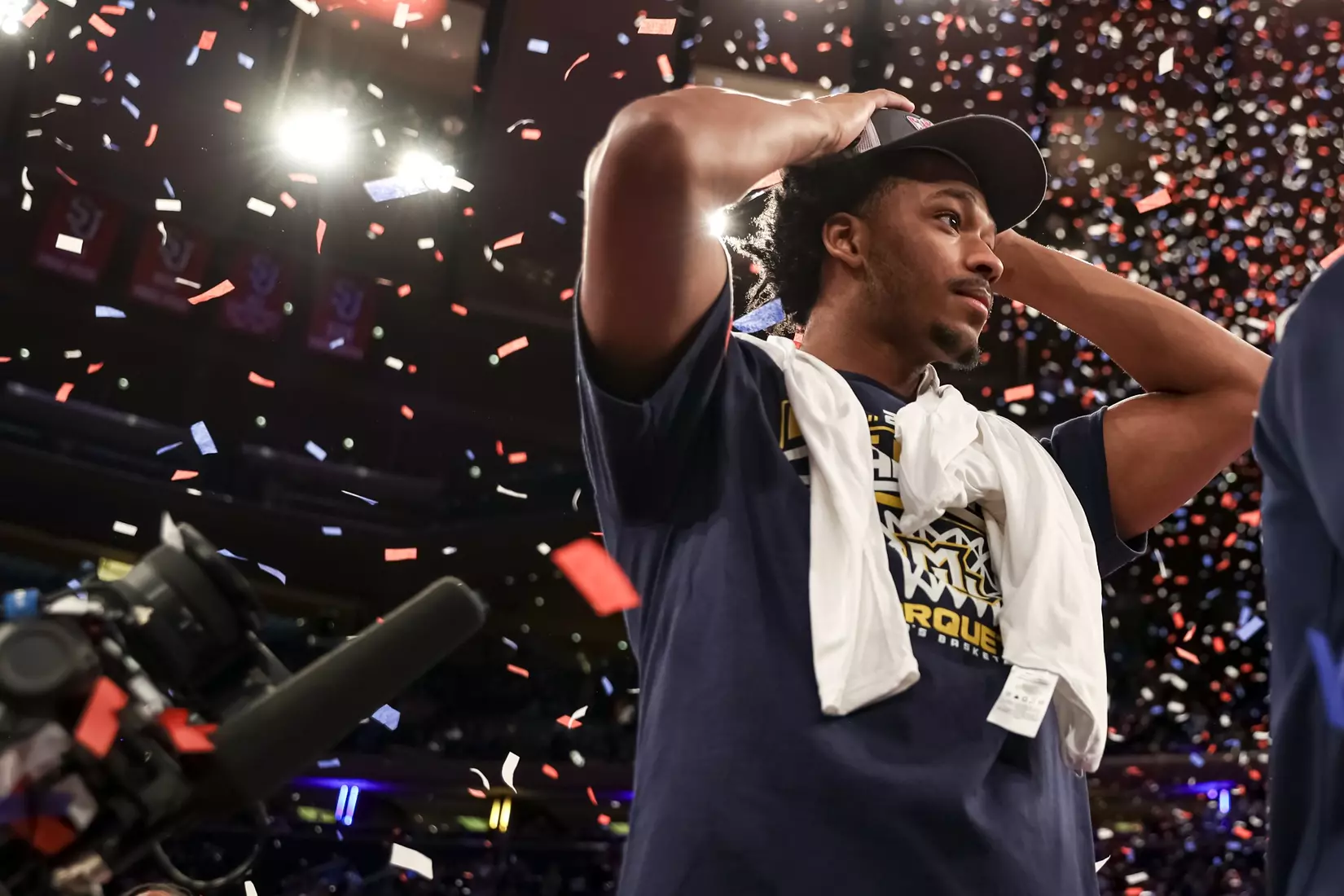 Marquette Men's Basketball defeats Xavier 65-51 to win the Big East Tournament at Madison Square Garden in New York City, NY on Saturday March 11, 2023.