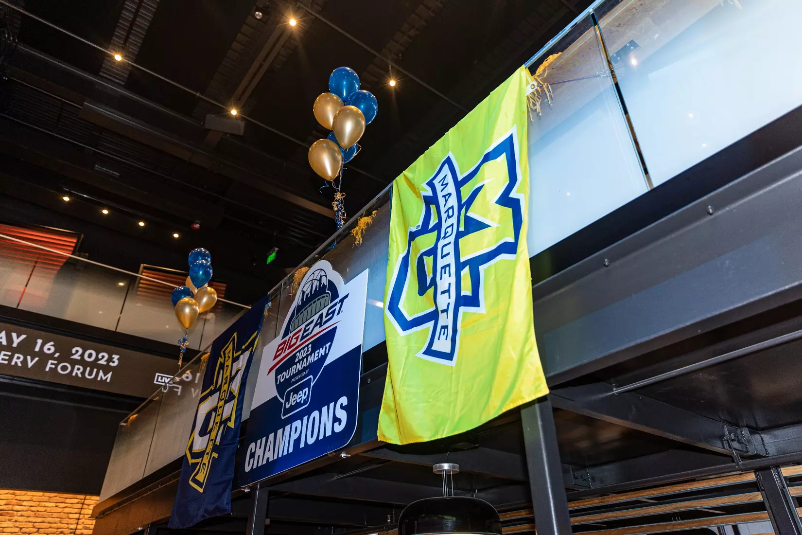 Marquette Men's Basketball is picked #2 in the East Reigon while they watch the March Madness Selection Show at Mecca in Milwaukee, WI on Sunday March 12, 2023.