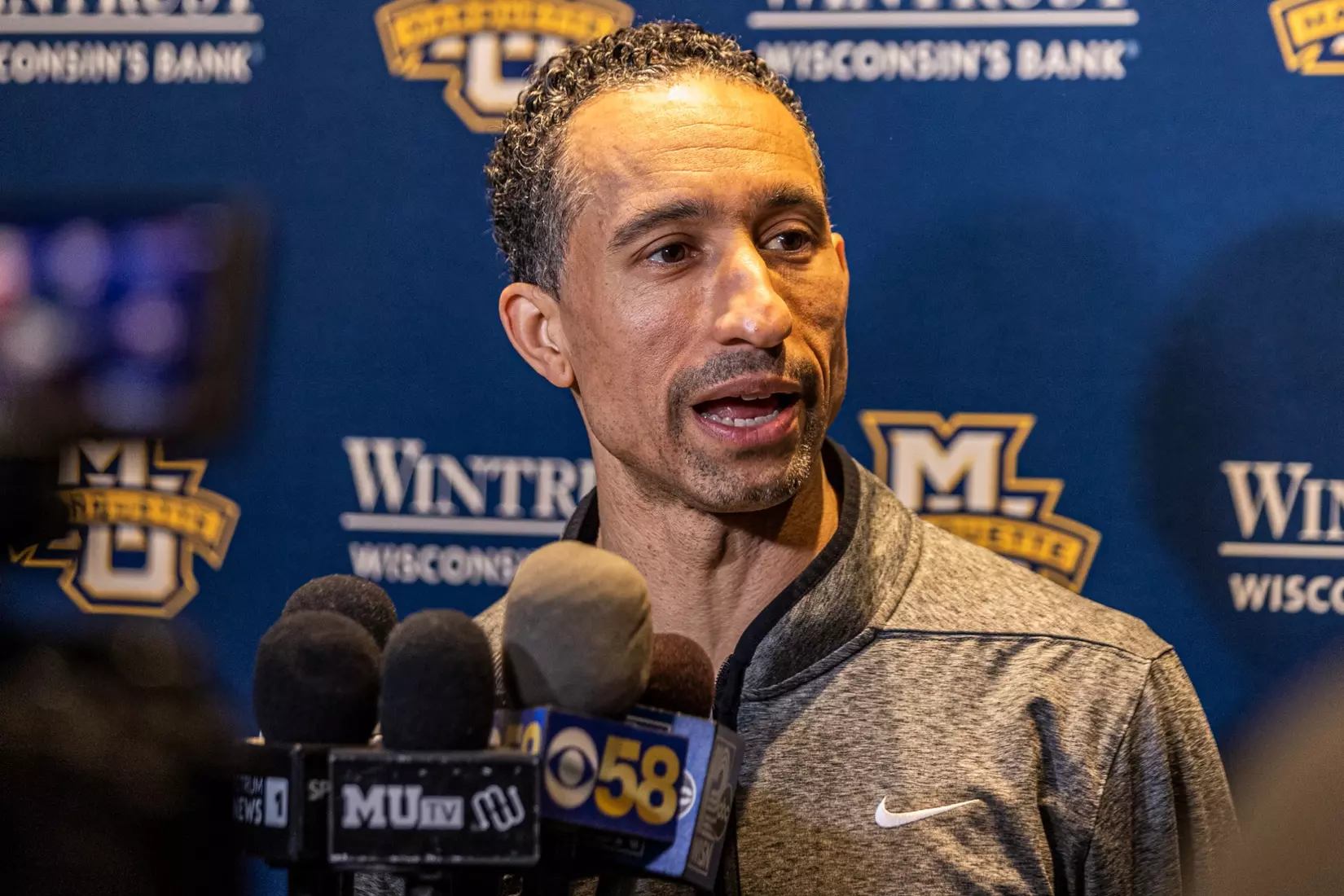Marquette Men's Basketball is picked #2 in the East Reigon while they watch the March Madness Selection Show at Mecca in Milwaukee, WI on Sunday March 12, 2023.