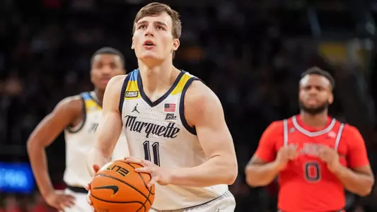 Marquette Men's Basketball defeats St. Johns 72-70 at Madison Square Garden in New York City, NY during the Quarterfinals of the 2023 Big East Tournament on Thursday March 9, 2023.