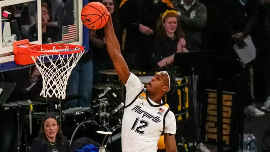 Marquette Men's Basketball defeats St. Johns 72-70 at Madison Square Garden in New York City, NY during the Quarterfinals of the 2023 Big East Tournament on Thursday March 9, 2023.