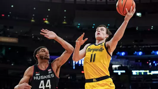 Marquette Men's Basketball defeats UCONN 70-68 to advance to the Big East Tournament finals at Madison Square Garden in New York City, NY on Friday March 10, 2023