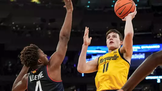 Marquette Men's Basketball defeats UCONN 70-68 to advance to the Big East Tournament finals at Madison Square Garden in New York City, NY on Friday March 10, 2023