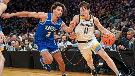 Marquette Men's Basketball defeats Xavier 65-51 to win the Big East Tournament at Madison Square Garden in New York City, NY on Saturday March 11, 2023.