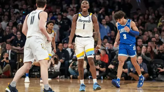 Marquette Men's Basketball defeats Xavier 65-51 to win the Big East Tournament at Madison Square Garden in New York City, NY on Saturday March 11, 2023.
