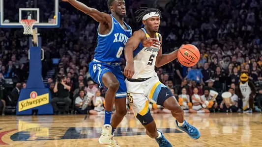 Marquette Men's Basketball defeats Xavier 65-51 to win the Big East Tournament at Madison Square Garden in New York City, NY on Saturday March 11, 2023.