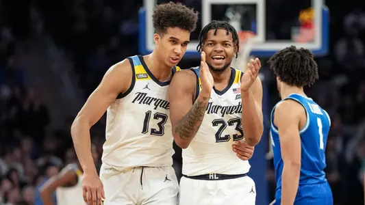 Marquette Men's Basketball defeats Xavier 65-51 to win the Big East Tournament at Madison Square Garden in New York City, NY on Saturday March 11, 2023.