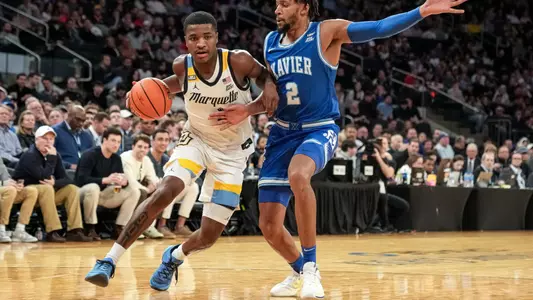 Marquette Men's Basketball defeats Xavier 65-51 to win the Big East Tournament at Madison Square Garden in New York City, NY on Saturday March 11, 2023.