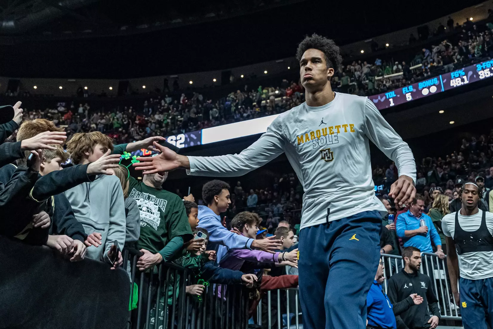 Marquette Men's Basketball defeats Vermont 78-61 at Nationwide Arena in the first round of March Madness in Columbus, Ohio on Friday March 17, 2023.