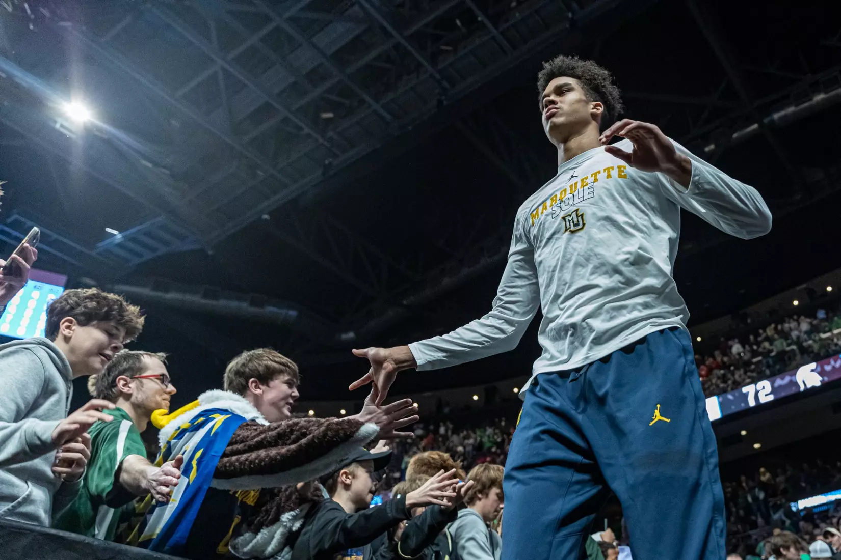 Marquette Men's Basketball defeats Vermont 78-61 at Nationwide Arena in the first round of March Madness in Columbus, Ohio on Friday March 17, 2023.