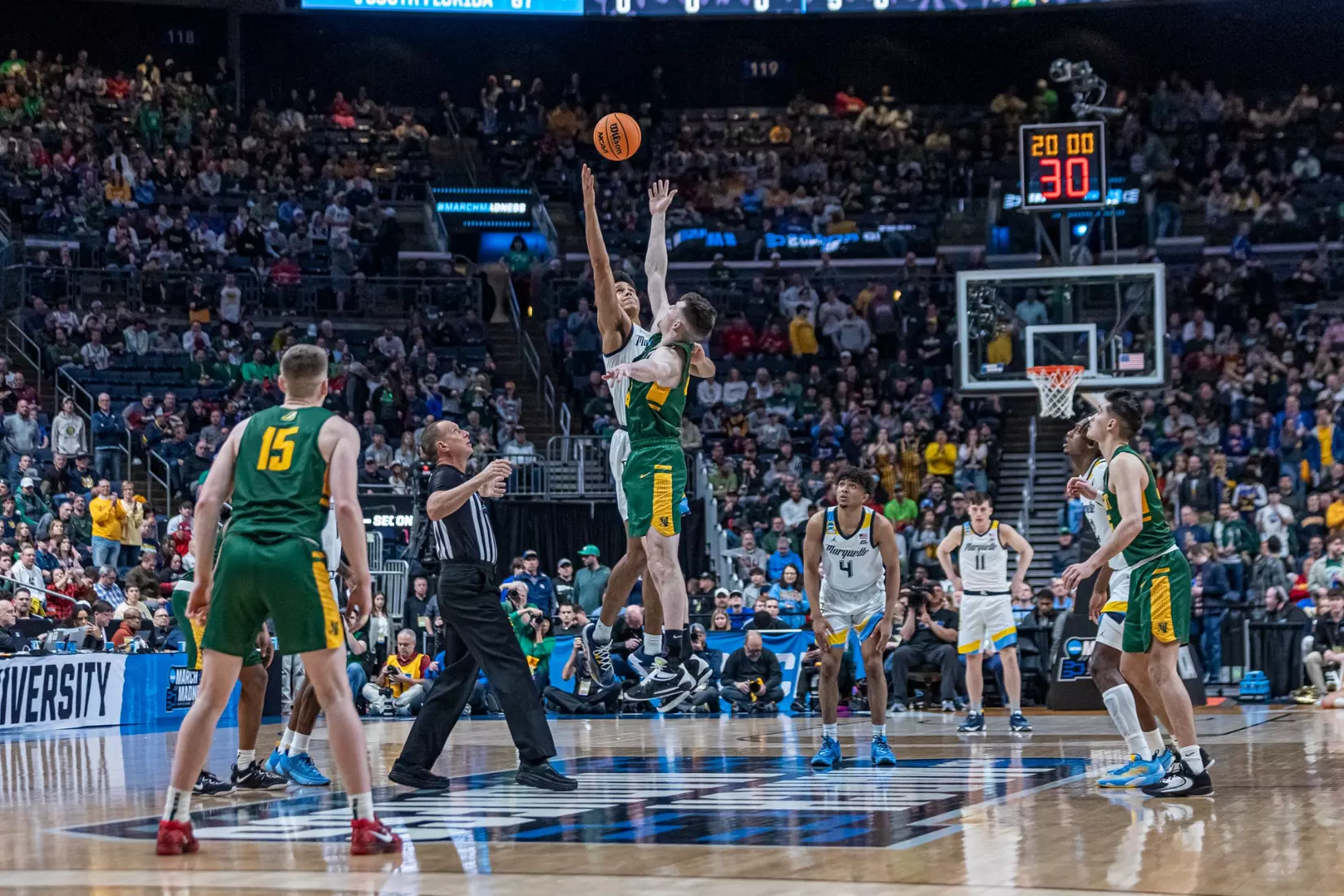 Marquette Men's Basketball defeats Vermont 78-61 at Nationwide Arena in the first round of March Madness in Columbus, Ohio on Friday March 17, 2023.
