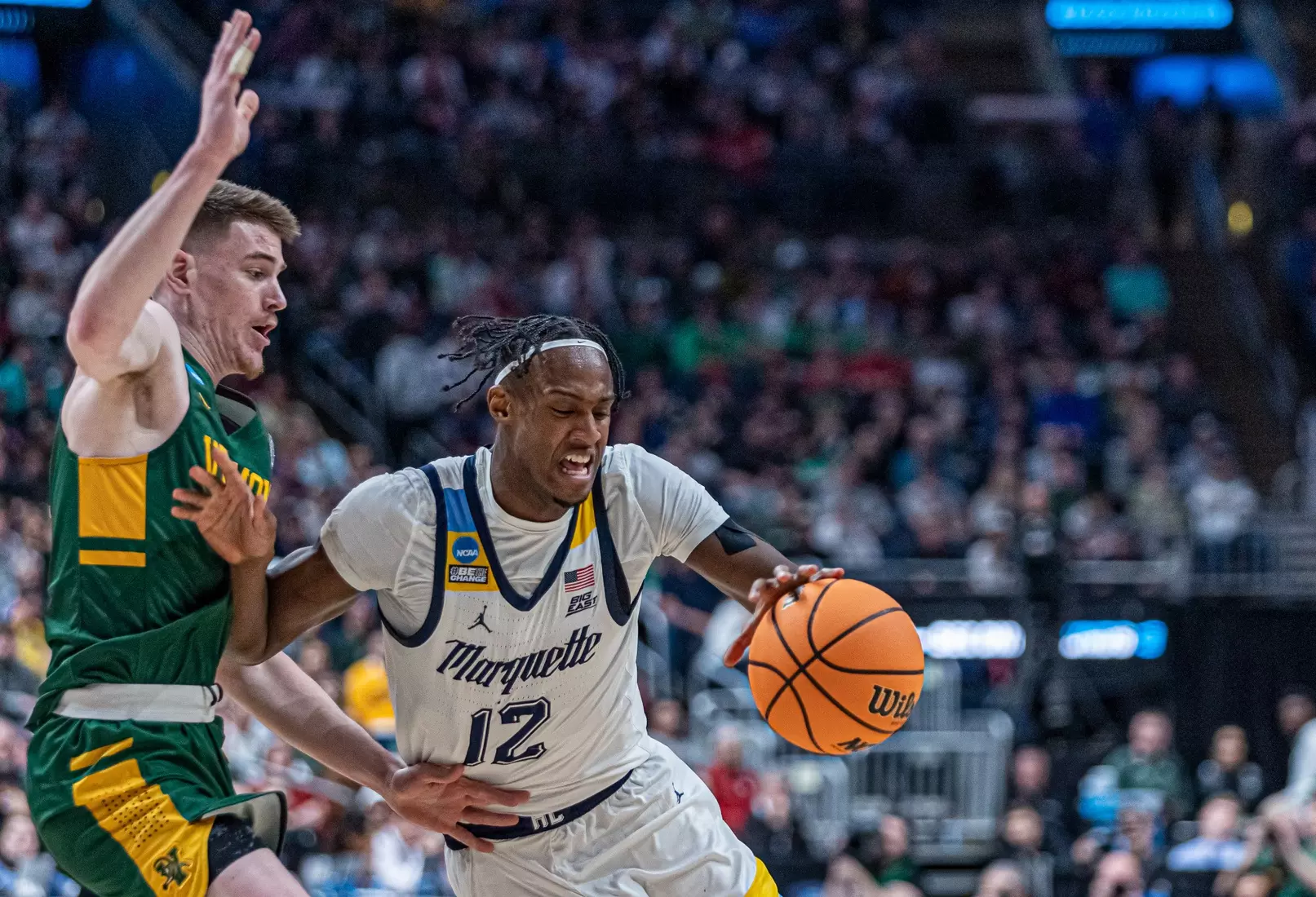 Marquette Men's Basketball defeats Vermont 78-61 at Nationwide Arena in the first round of March Madness in Columbus, Ohio on Friday March 17, 2023.