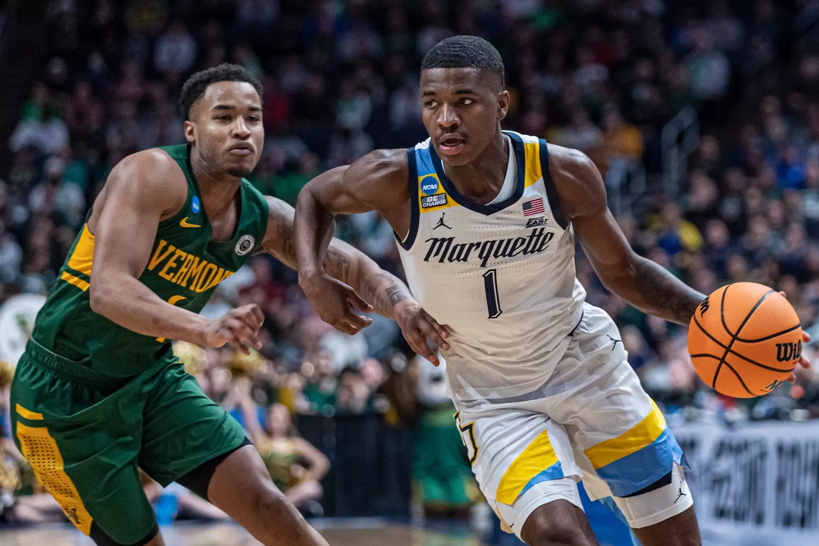 Marquette Men's Basketball defeats Vermont 78-61 at Nationwide Arena in the first round of March Madness in Columbus, Ohio on Friday March 17, 2023.