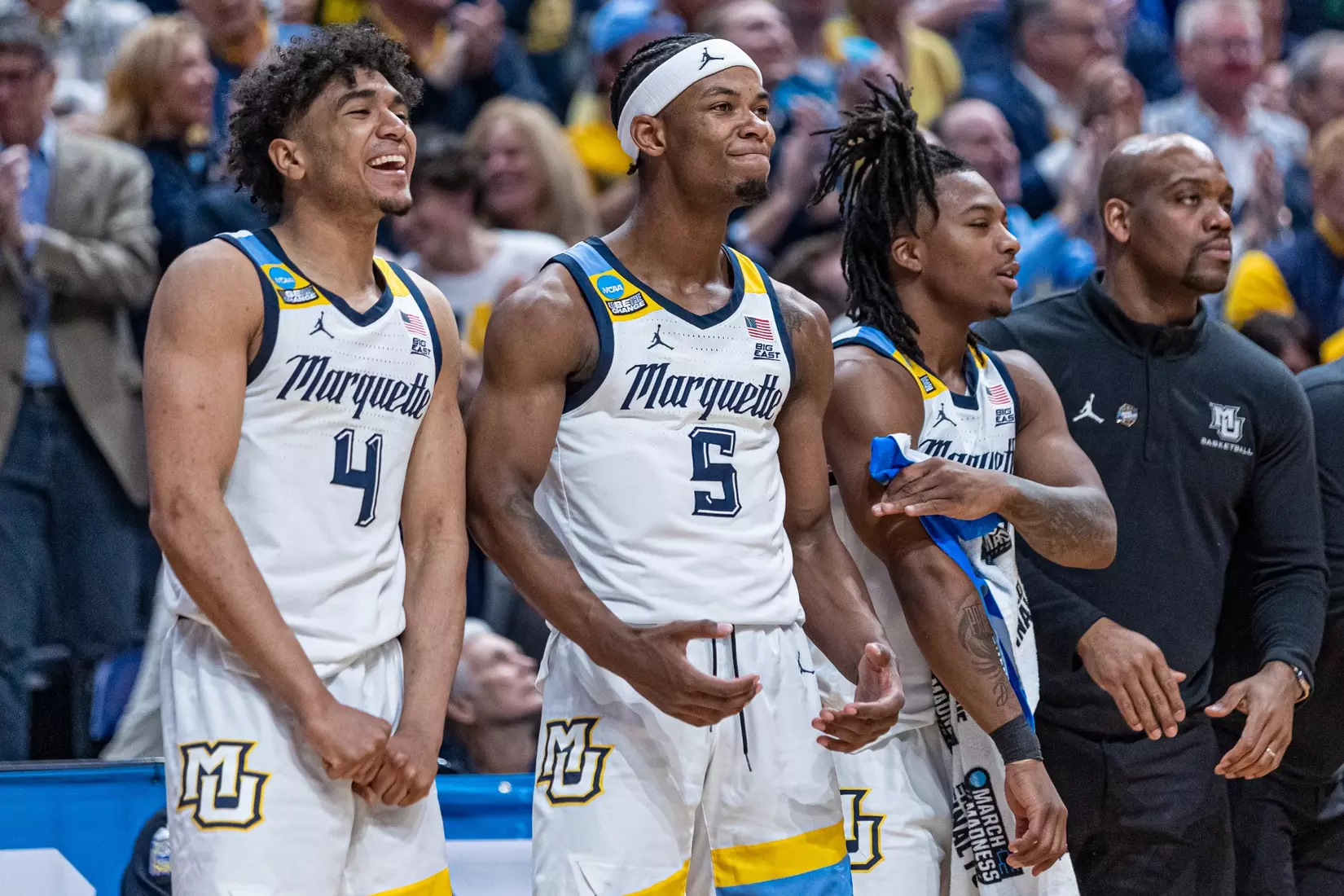 Marquette Men's Basketball defeats Vermont 78-61 at Nationwide Arena in the first round of March Madness in Columbus, Ohio on Friday March 17, 2023.