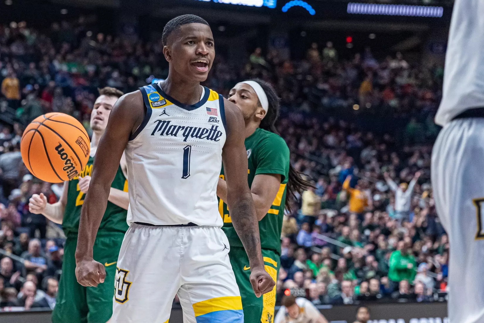 Marquette Men's Basketball defeats Vermont 78-61 at Nationwide Arena in the first round of March Madness in Columbus, Ohio on Friday March 17, 2023.