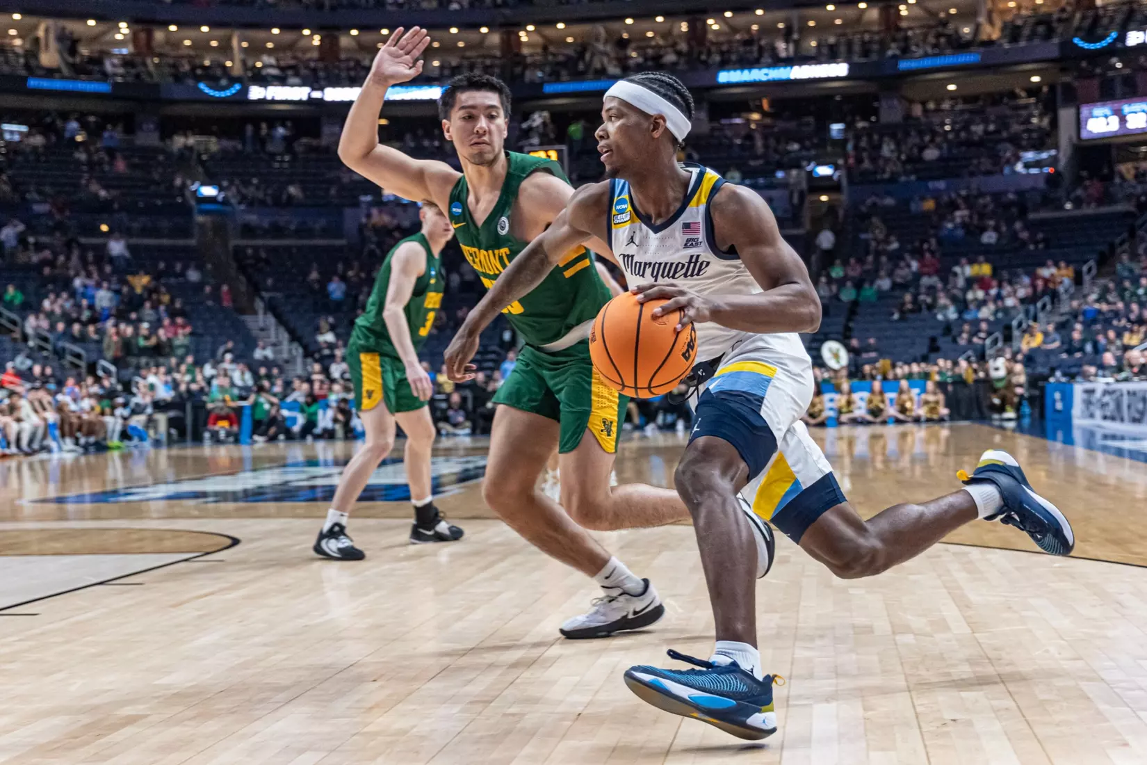 Marquette Men's Basketball defeats Vermont 78-61 at Nationwide Arena in the first round of March Madness in Columbus, Ohio on Friday March 17, 2023.