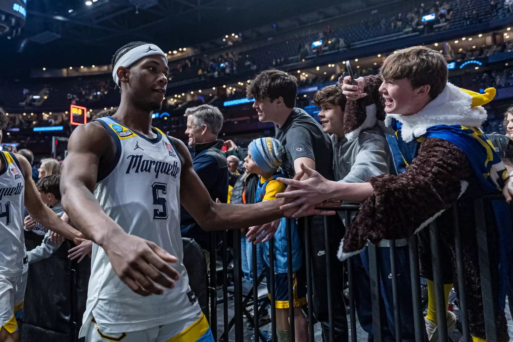 Marquette Men's Basketball defeats Vermont 78-61 at Nationwide Arena in the first round of March Madness in Columbus, Ohio on Friday March 17, 2023.