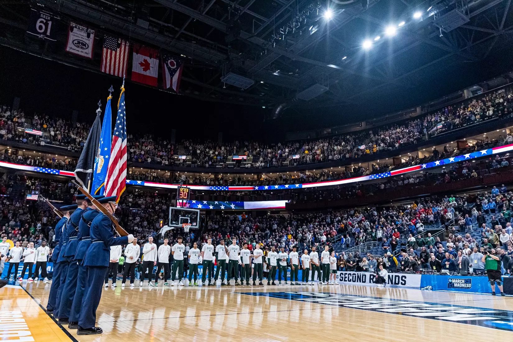Marquette Men's Basketball falls to Michigan State 69-60 in the second round of March Madness at Nationwide Arena in Columbus, Ohio on Sunday March 19, 2023.