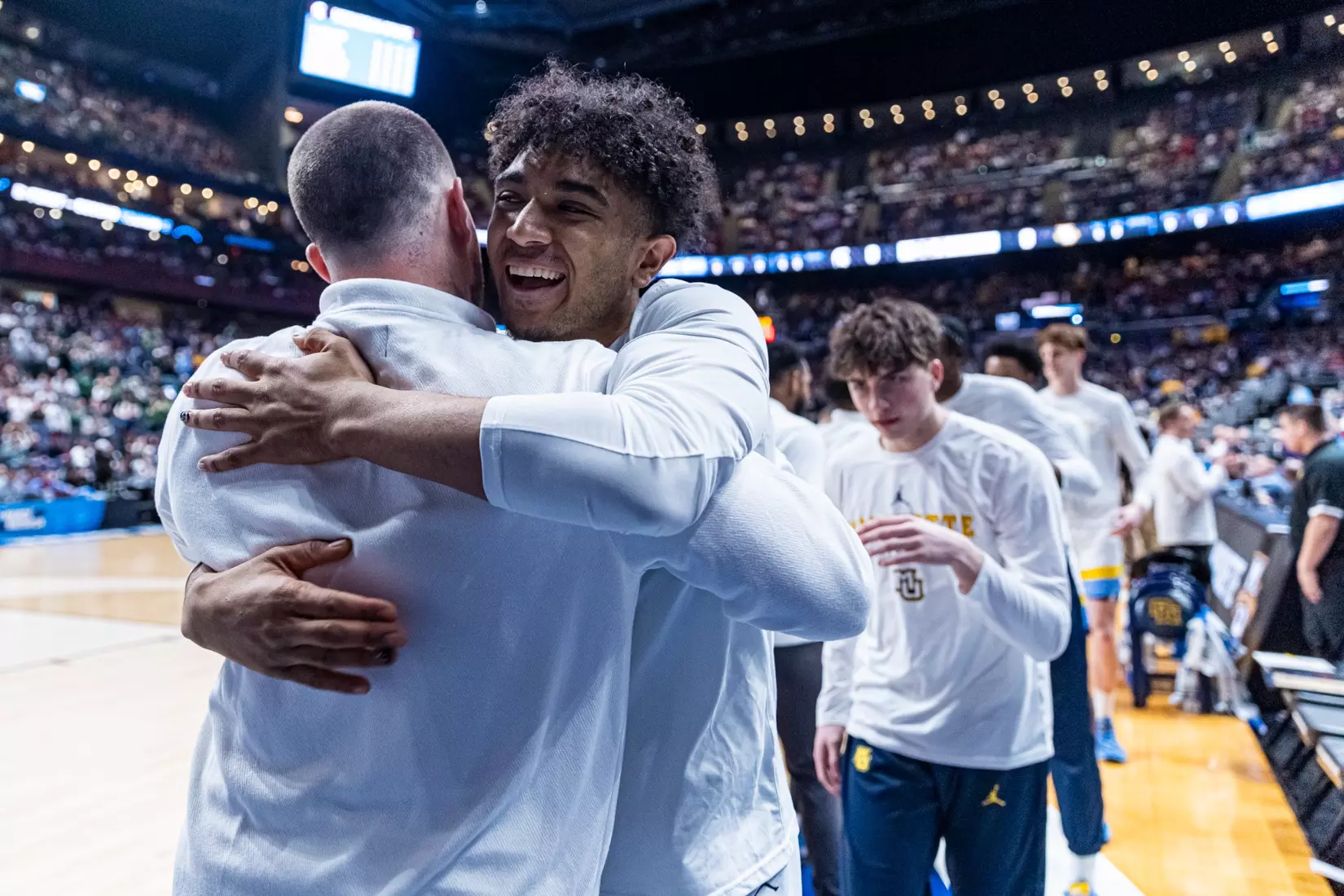Marquette Men's Basketball falls to Michigan State 69-60 in the second round of March Madness at Nationwide Arena in Columbus, Ohio on Sunday March 19, 2023.