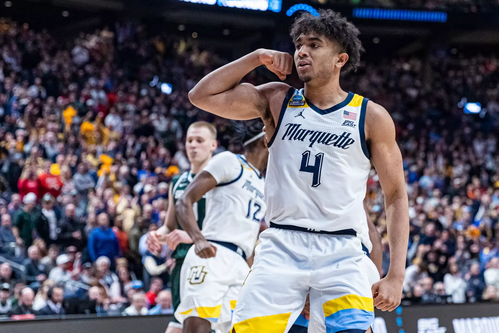 Marquette Men's Basketball falls to Michigan State 69-60 in the second round of March Madness at Nationwide Arena in Columbus, Ohio on Sunday March 19, 2023.
