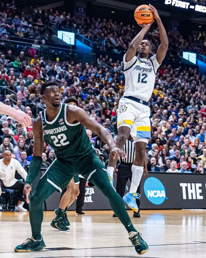 Marquette Men's Basketball falls to Michigan State 69-60 in the second round of March Madness at Nationwide Arena in Columbus, Ohio on Sunday March 19, 2023.