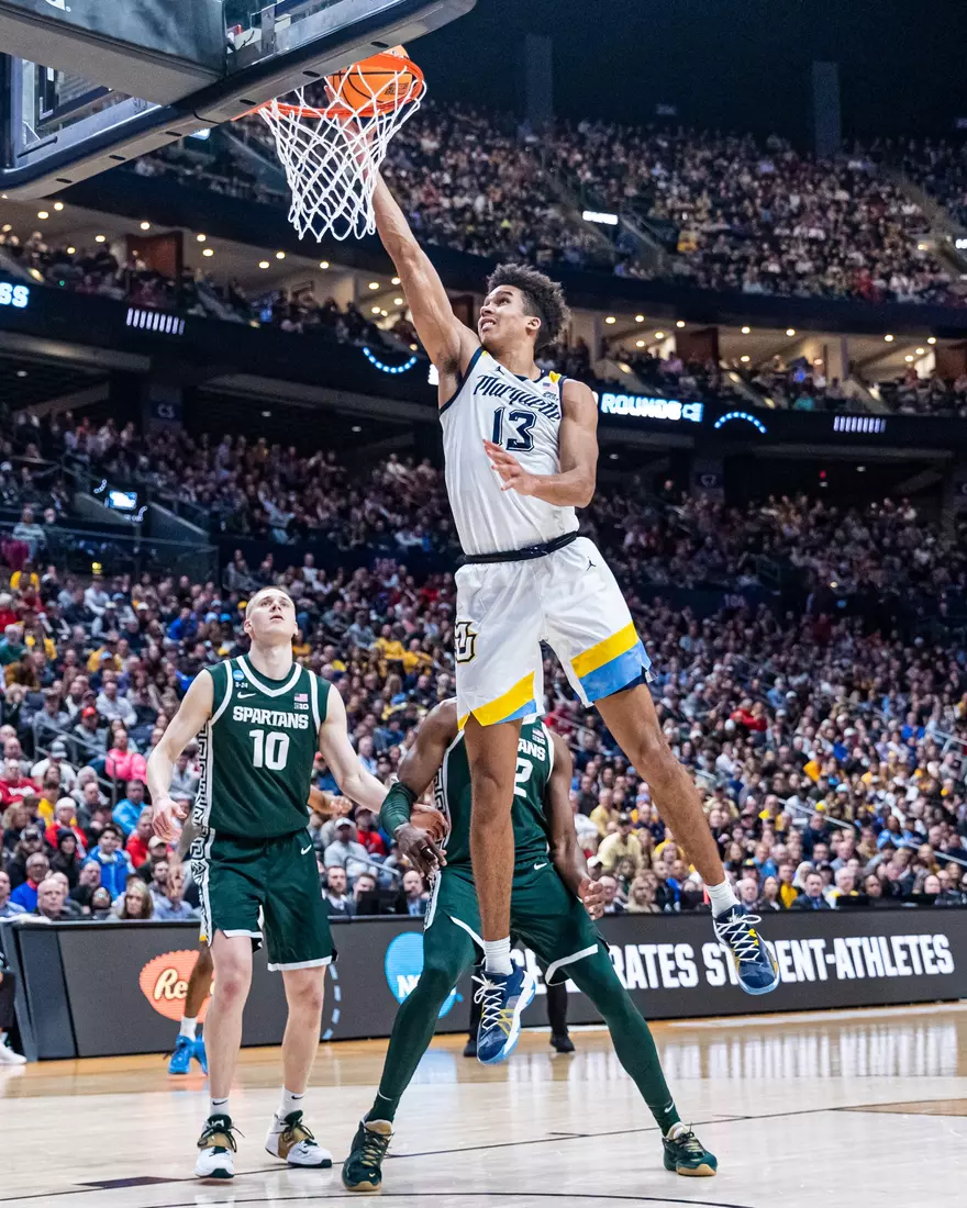 Marquette Men's Basketball falls to Michigan State 69-60 in the second round of March Madness at Nationwide Arena in Columbus, Ohio on Sunday March 19, 2023.