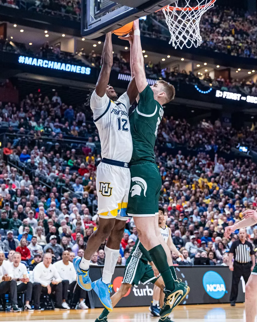 Marquette Men's Basketball falls to Michigan State 69-60 in the second round of March Madness at Nationwide Arena in Columbus, Ohio on Sunday March 19, 2023.