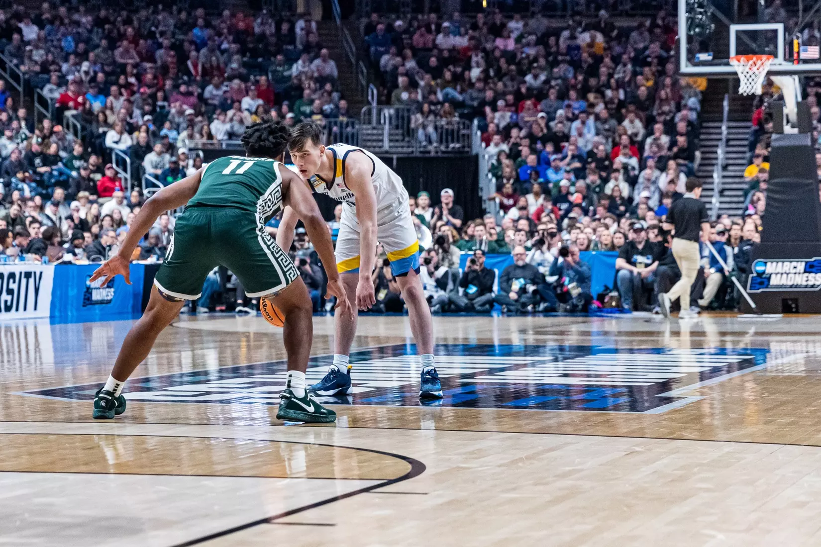 Marquette Men's Basketball falls to Michigan State 69-60 in the second round of March Madness at Nationwide Arena in Columbus, Ohio on Sunday March 19, 2023.