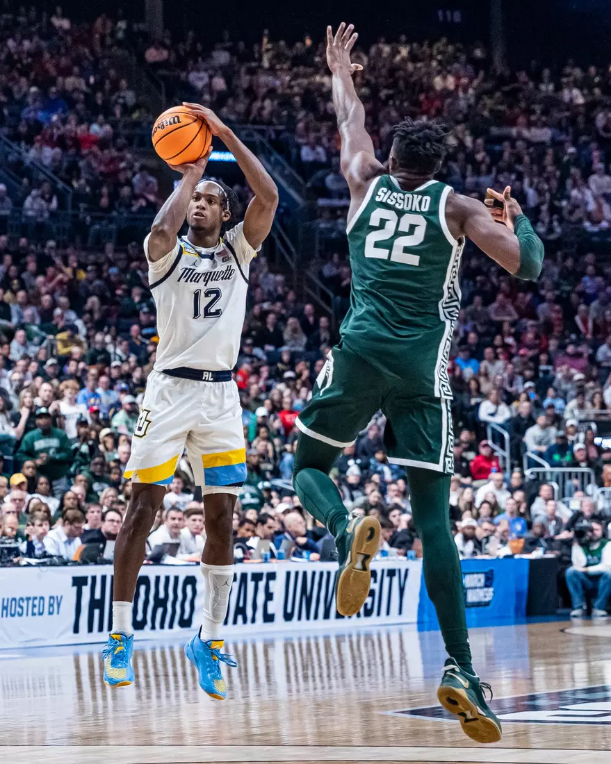 Marquette Men's Basketball falls to Michigan State 69-60 in the second round of March Madness at Nationwide Arena in Columbus, Ohio on Sunday March 19, 2023.