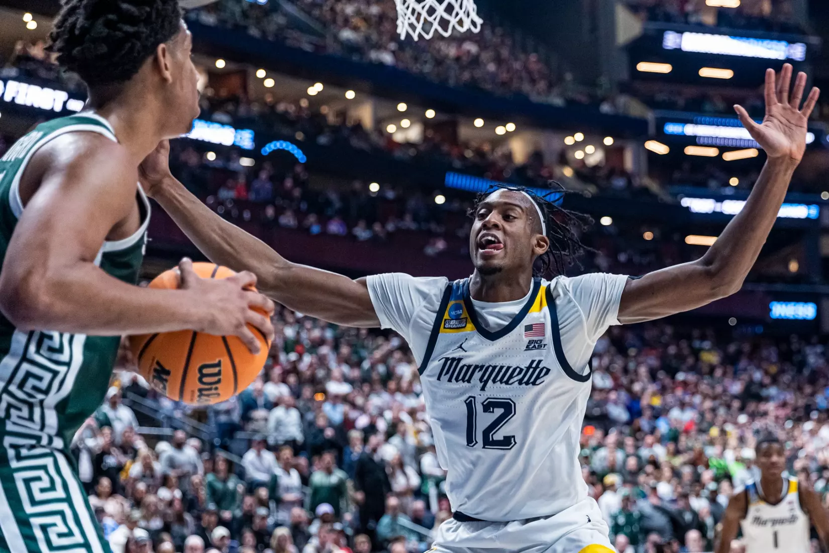 Marquette Men's Basketball falls to Michigan State 69-60 in the second round of March Madness at Nationwide Arena in Columbus, Ohio on Sunday March 19, 2023.