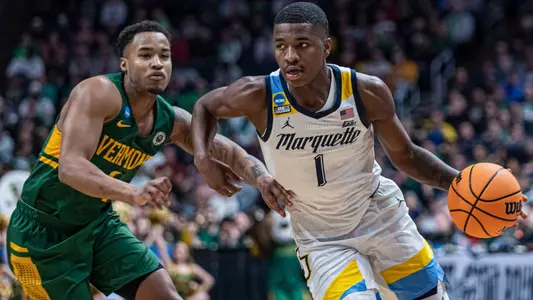 Marquette Men's Basketball defeats Vermont 78-61 at Nationwide Arena in the first round of March Madness in Columbus, Ohio on Friday March 17, 2023.