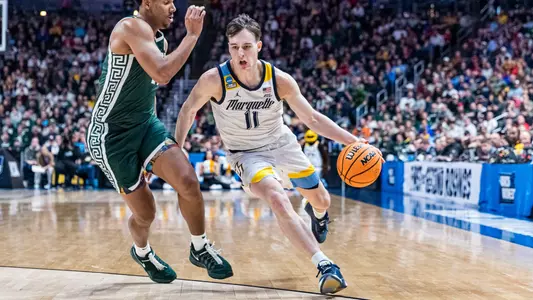 Marquette Men's Basketball falls to Michigan State 69-60 in the second round of March Madness at Nationwide Arena in Columbus, Ohio on Sunday March 19, 2023.