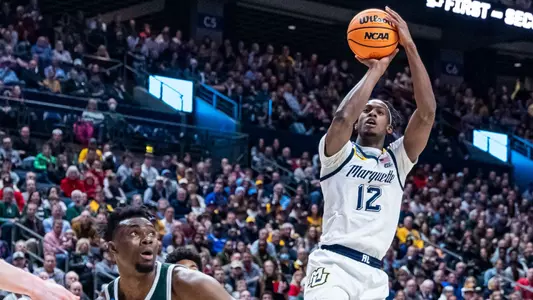 Marquette Men's Basketball falls to Michigan State 69-60 in the second round of March Madness at Nationwide Arena in Columbus, Ohio on Sunday March 19, 2023.