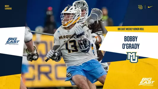 Bobby O'Grady BIG EAST Weekly Honor Roll
