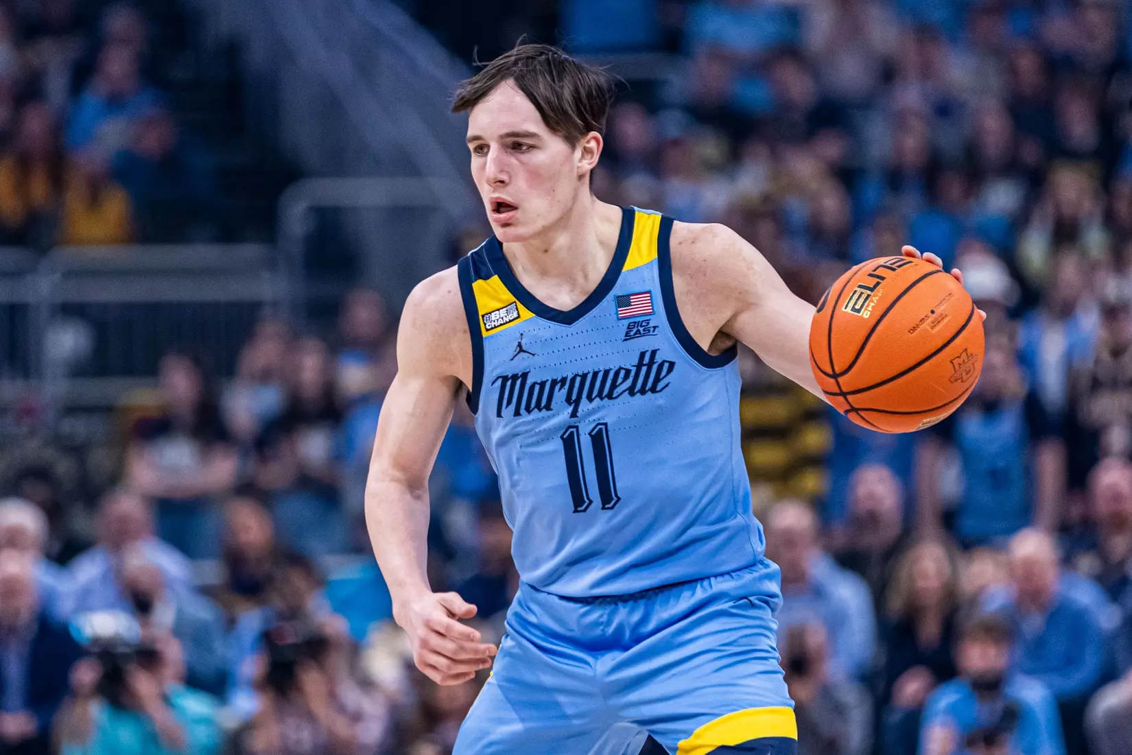 Marquette Men's Basketball defeats St. Johns 96-94 at Fiserv Forum in Milwaukee, WI on Saturday March 4, 2023.