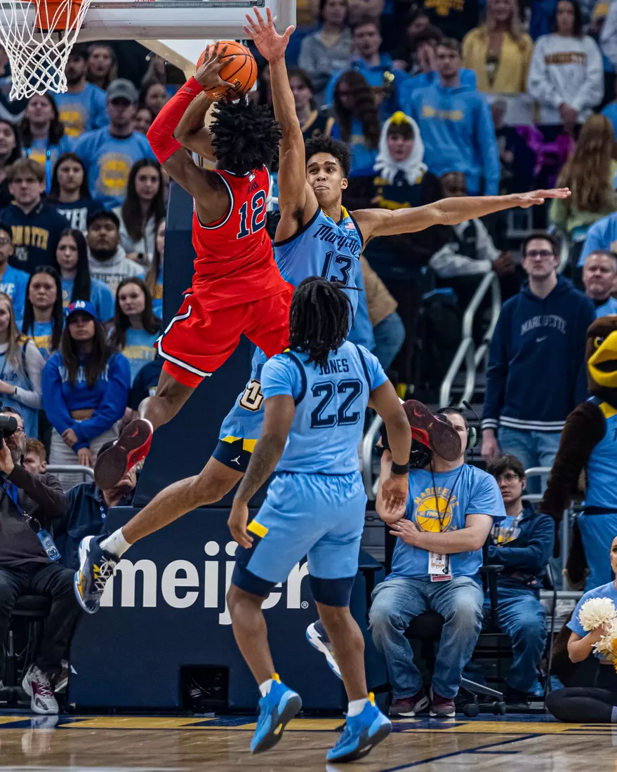 Marquette Men's Basketball defeats St. Johns 96-94 at Fiserv Forum in Milwaukee, WI on Saturday March 4, 2023.