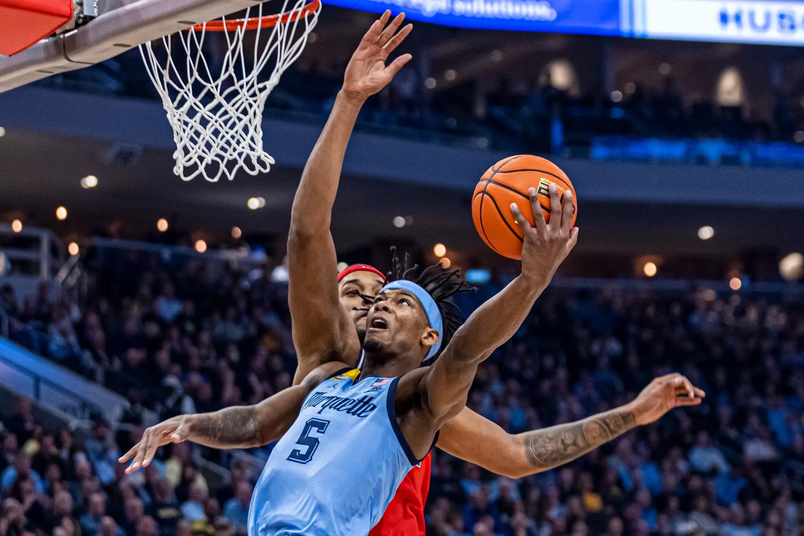 Marquette Men's Basketball defeats St. Johns 96-94 at Fiserv Forum in Milwaukee, WI on Saturday March 4, 2023.