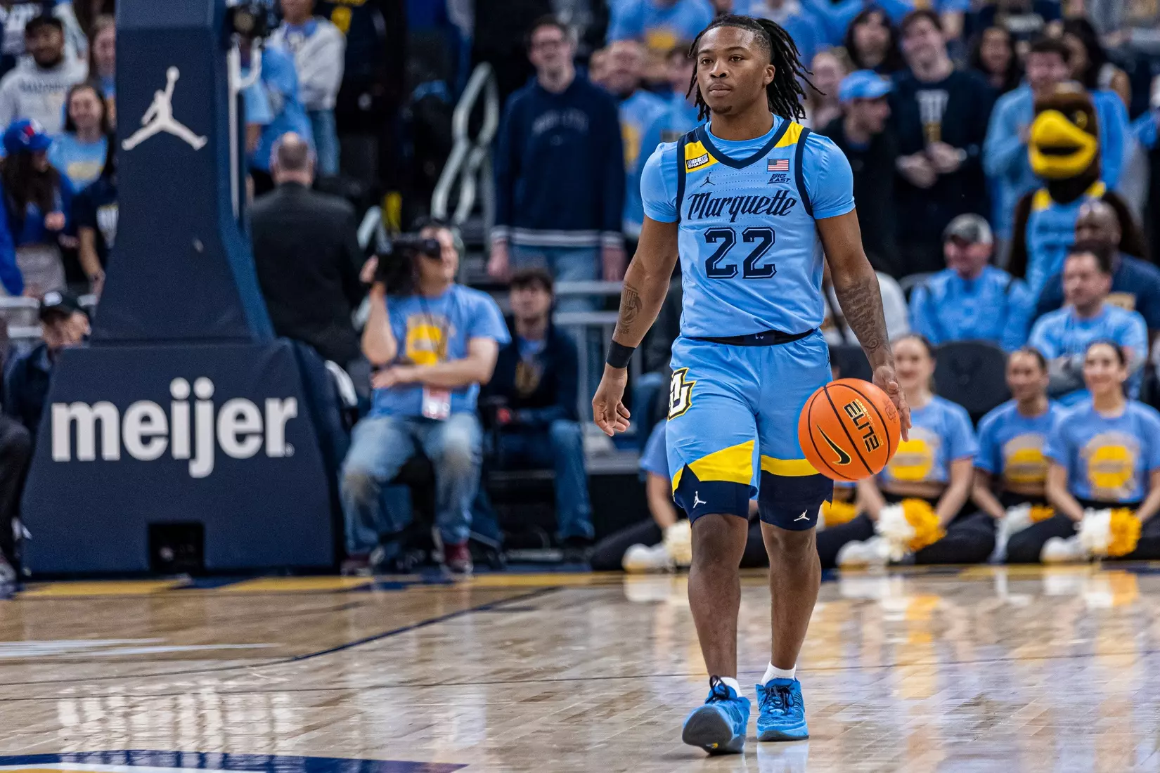 Marquette Men's Basketball defeats St. Johns 96-94 at Fiserv Forum in Milwaukee, WI on Saturday March 4, 2023.