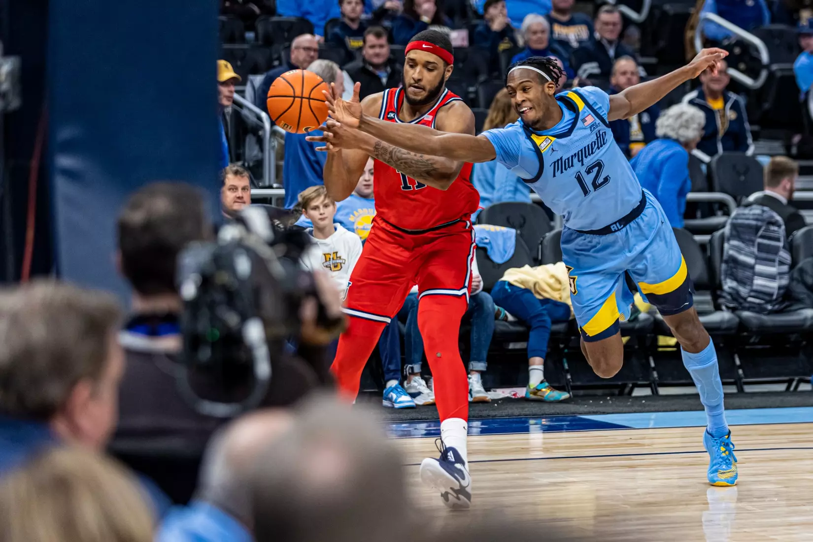 Marquette Men's Basketball defeats St. Johns 96-94 at Fiserv Forum in Milwaukee, WI on Saturday March 4, 2023.