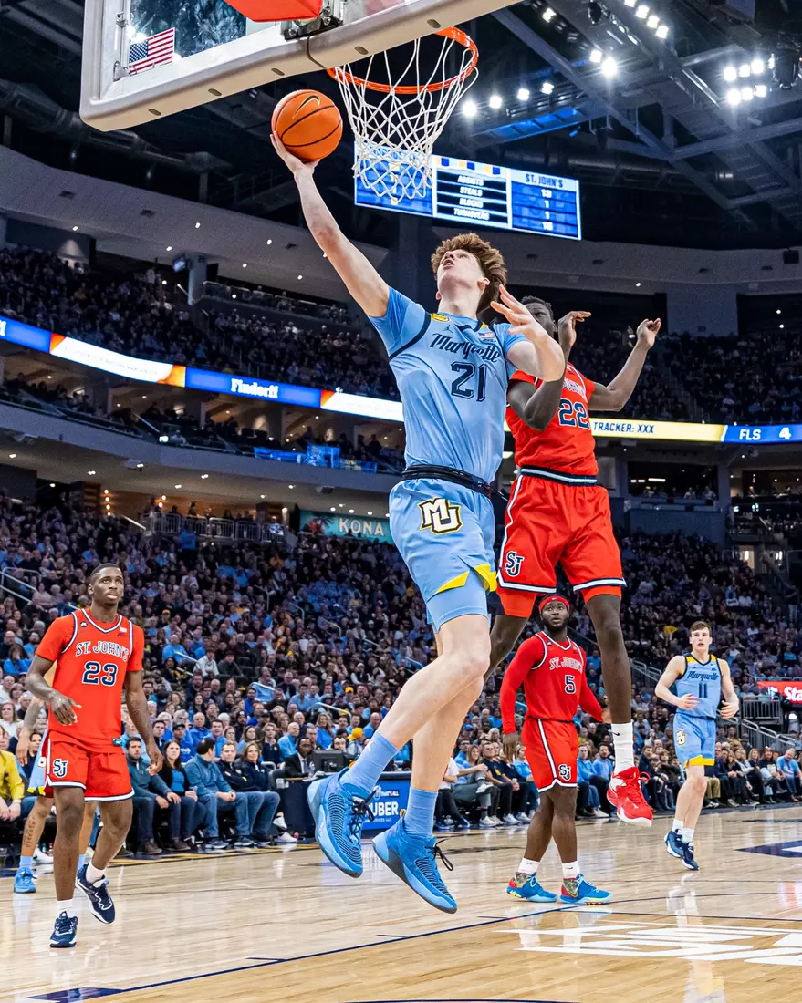 Marquette Men's Basketball defeats St. Johns 96-94 at Fiserv Forum in Milwaukee, WI on Saturday March 4, 2023.