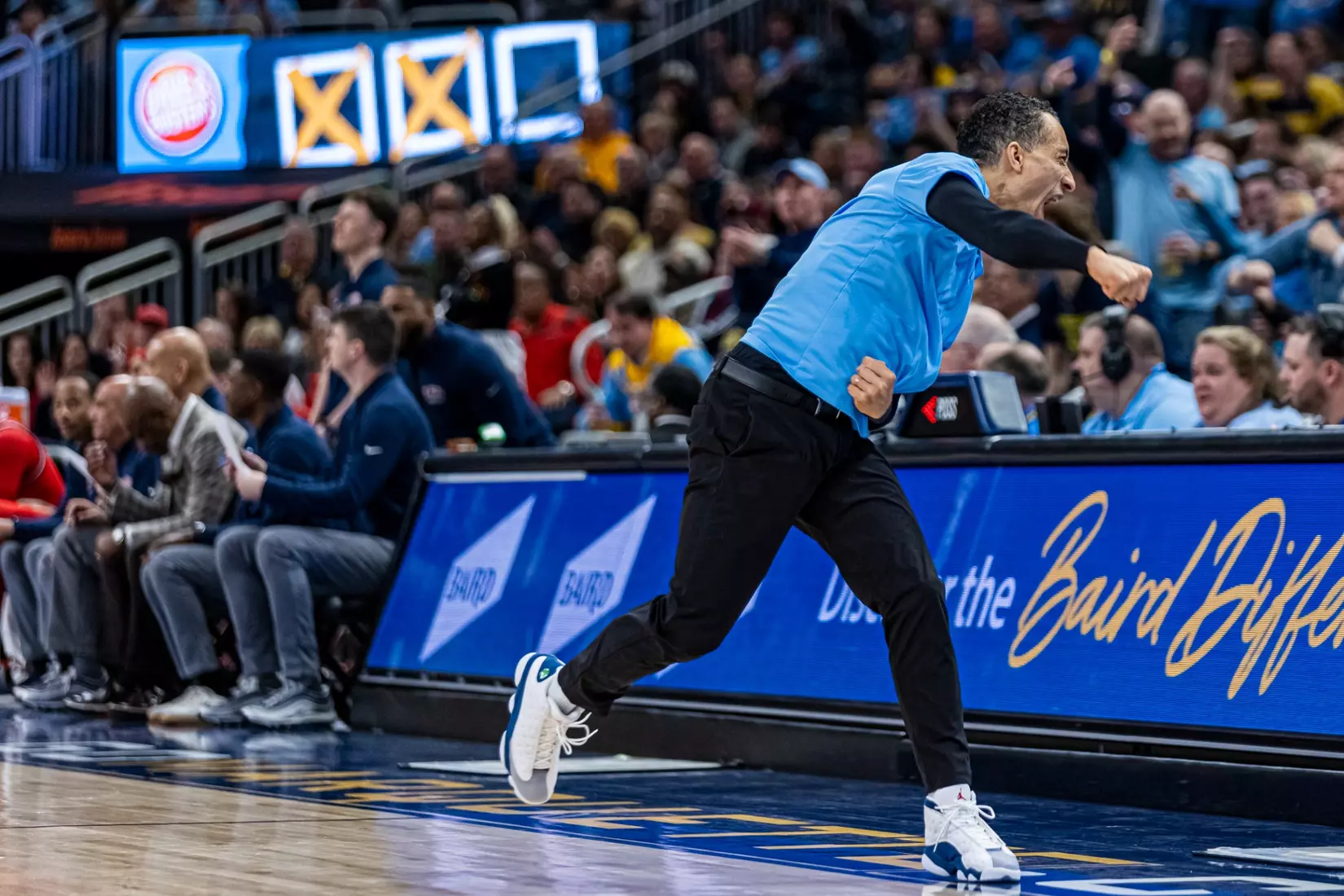 Marquette Men's Basketball defeats St. Johns 96-94 at Fiserv Forum in Milwaukee, WI on Saturday March 4, 2023.