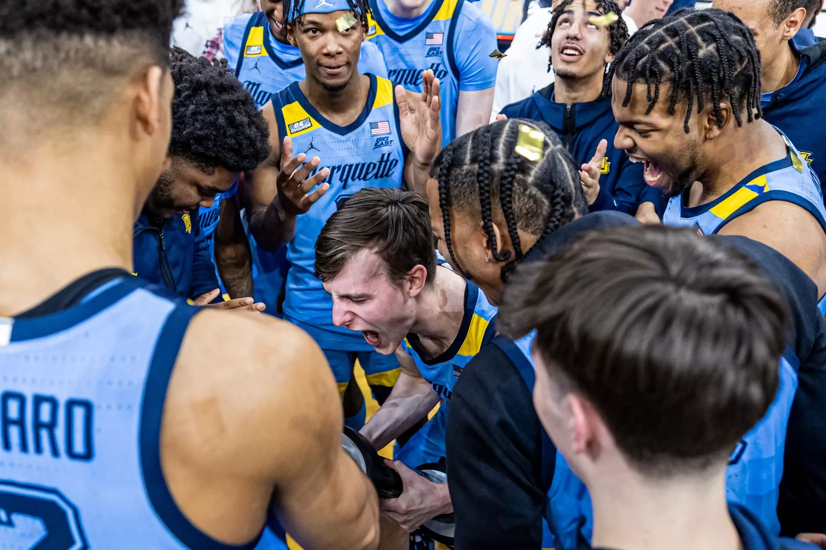 Marquette Men's Basketball defeats St. Johns 96-94 at Fiserv Forum in Milwaukee, WI on Saturday March 4, 2023.