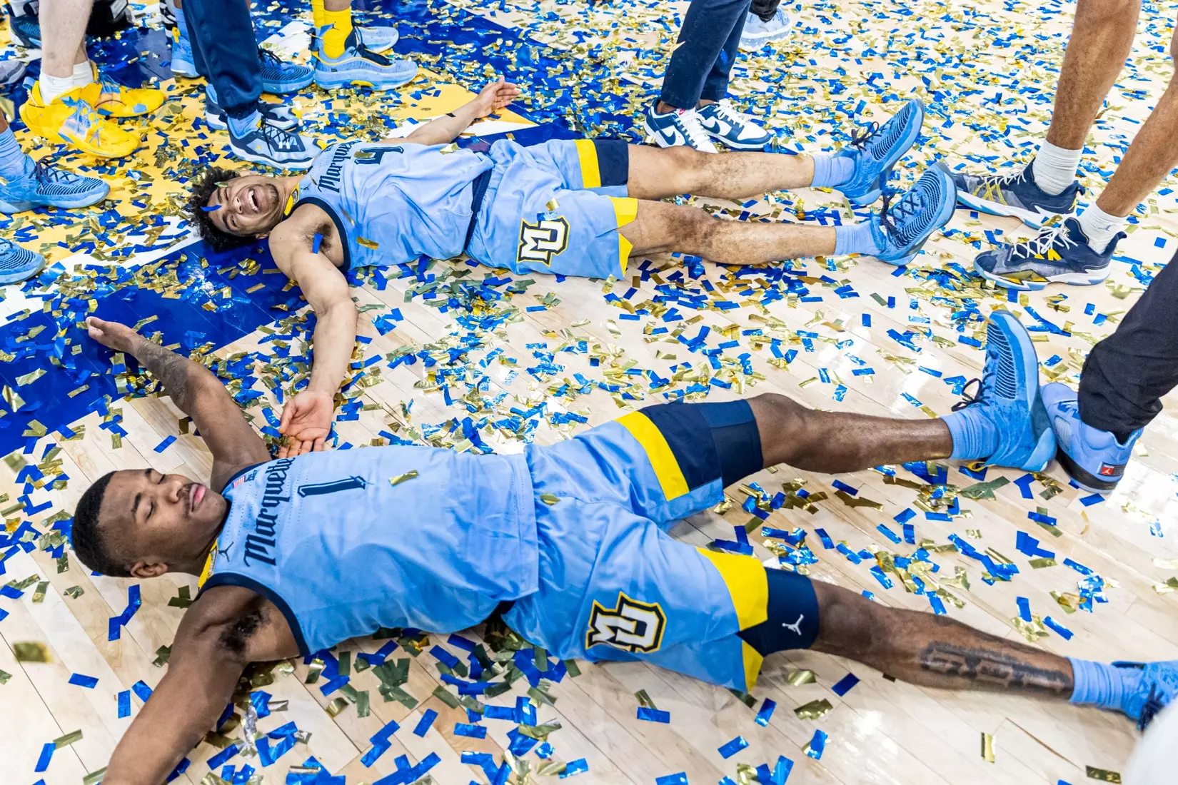 Marquette Men's Basketball defeats St. Johns 96-94 at Fiserv Forum in Milwaukee, WI on Saturday March 4, 2023.