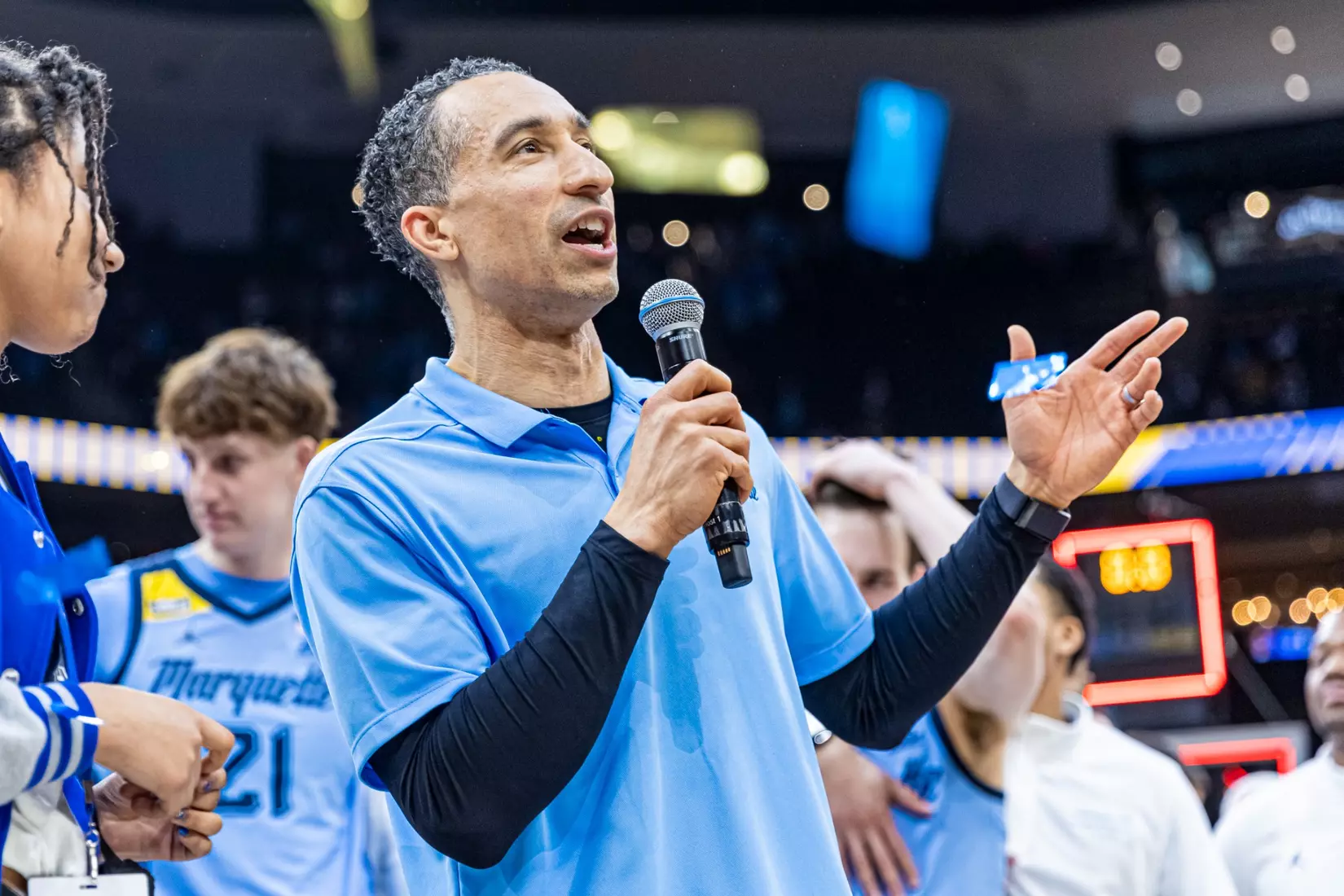 Marquette Men's Basketball defeats St. Johns 96-94 at Fiserv Forum in Milwaukee, WI on Saturday March 4, 2023.