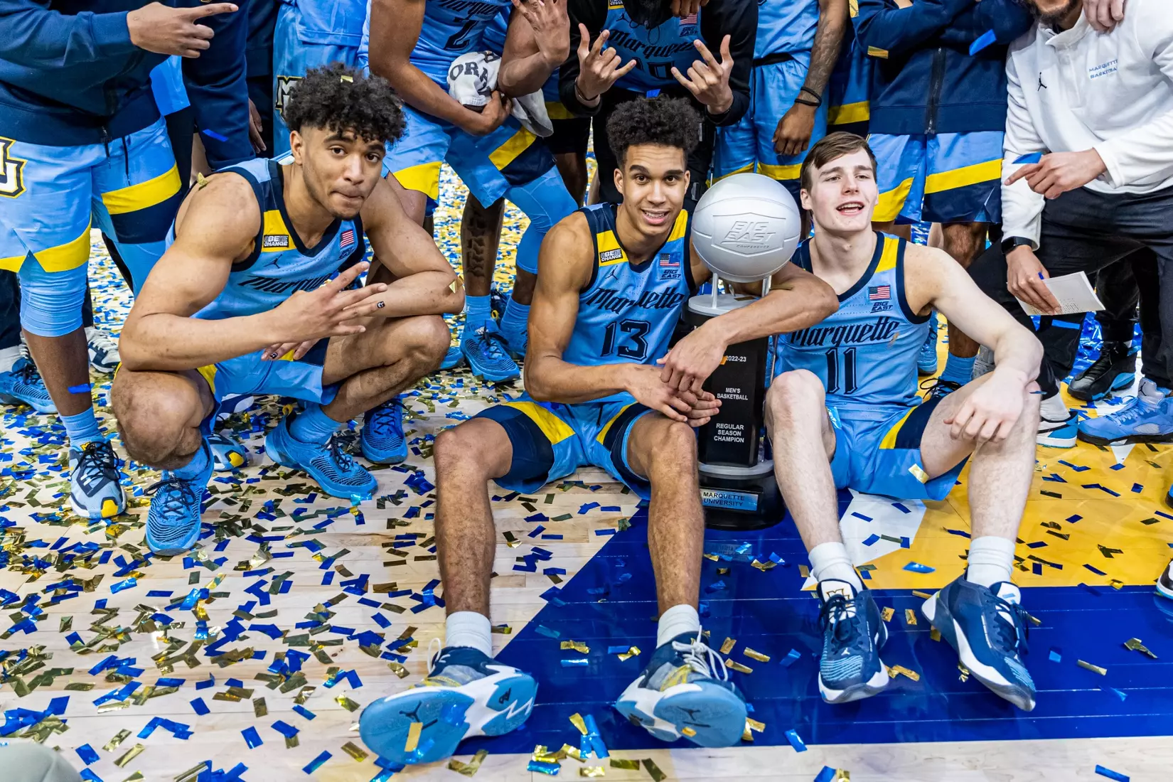 Marquette Men's Basketball defeats St. Johns 96-94 at Fiserv Forum in Milwaukee, WI on Saturday March 4, 2023.