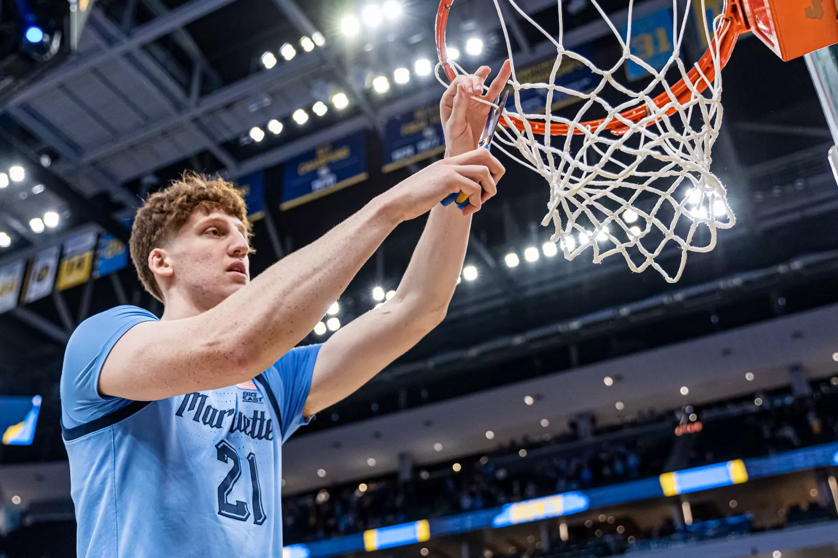 Marquette Men's Basketball defeats St. Johns 96-94 at Fiserv Forum in Milwaukee, WI on Saturday March 4, 2023.